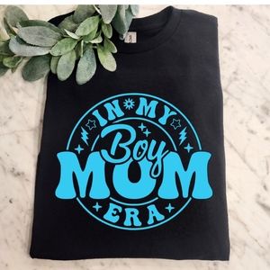 Boy mom shirt retro  Short Sleeve Tshirt cute trending son boy mom era